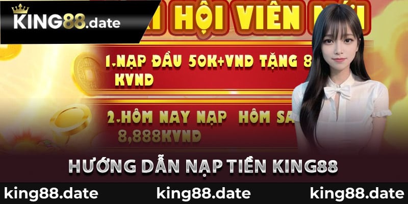 Hướng dẫn nạp tiền King88